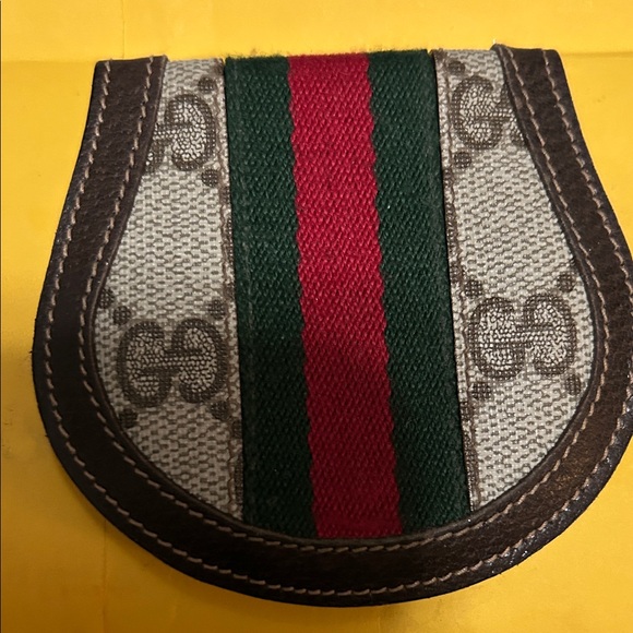 GUCCI Coin Pouch with Red and Green Stripe - Picture 4 of 5